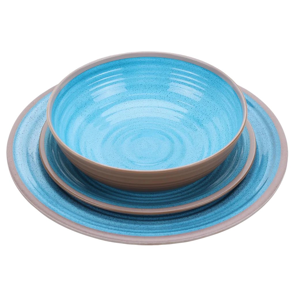Quest Elite rPET 12 Piece Dinner Set – Delphinium