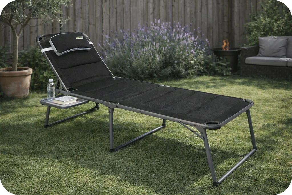 Quest Elite® Vienna Pro Lounge Bed With Side Table – view 2