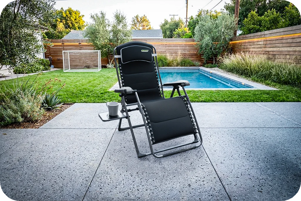 Quest Elite® Vienna Pro Relax XL Chair With Side Table – view 8