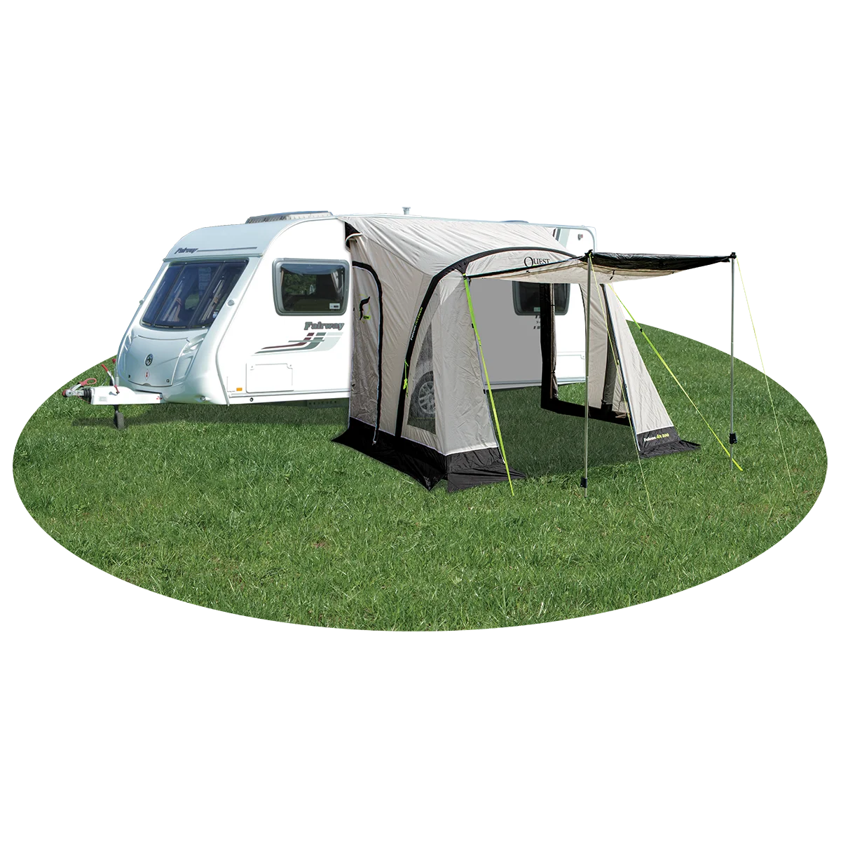 Quest Falcon 260 Poled Porch Awning – view 4