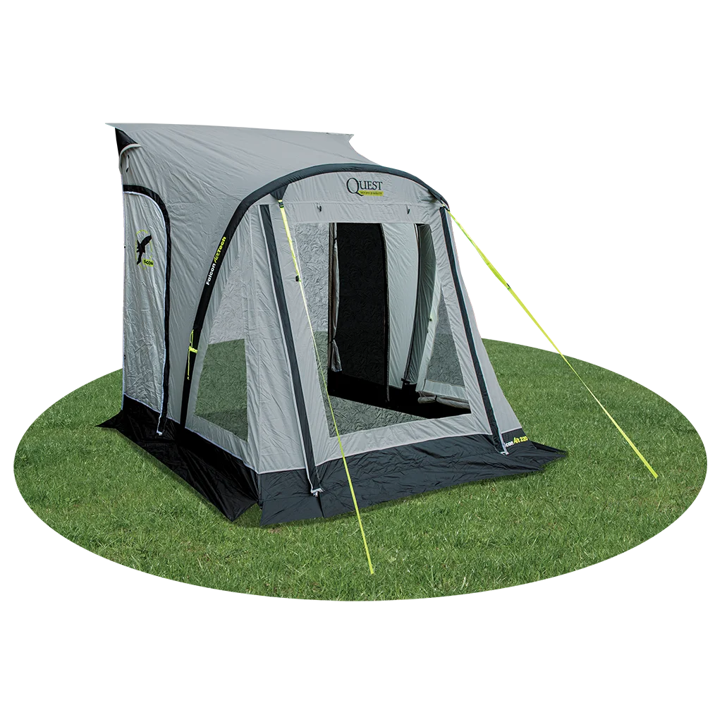 Quest Falcon Pro 220 Air Porch Awning – Mid Grey – view 6
