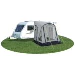 Quest Falcon Pro 220 Poled Porch Awning – Mid Grey