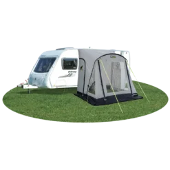 Quest Falcon Pro 220 Poled Porch Awning – Mid Grey
