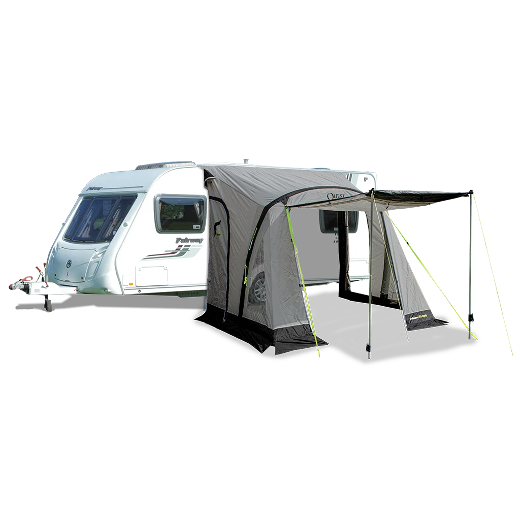 Quest Falcon Pro 260 Air Porch Awning – Mid Grey – view 2