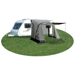 Quest Falcon Pro 260 Air Porch Awning – Mid Grey