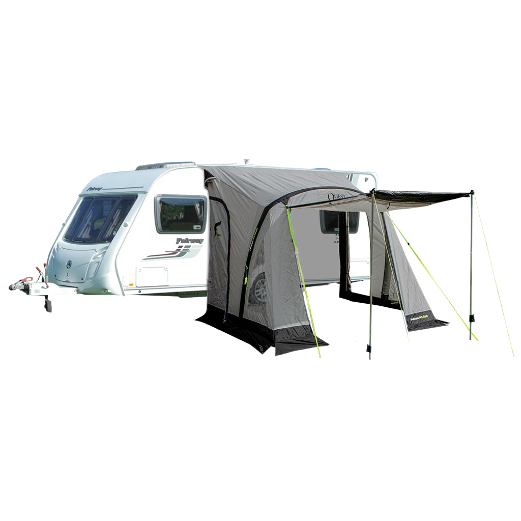 Quest Falcon Pro 260 Air Porch Awning – Mid Grey – view 3