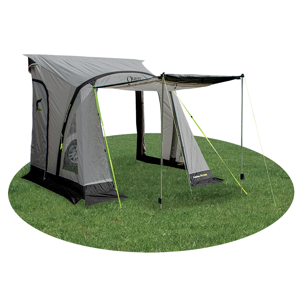 Quest Falcon Pro 260 Air Porch Awning – Mid Grey – view 6