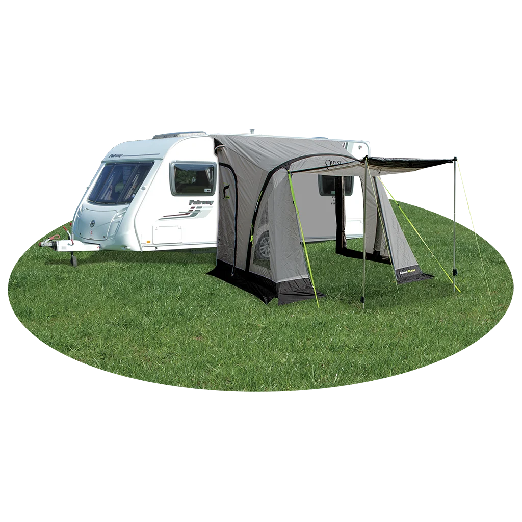 Quest Falcon Pro 260 Air Porch Awning – Mid Grey