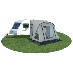 Quest Falcon Pro 260 Poled Porch Awning – Mid Grey
