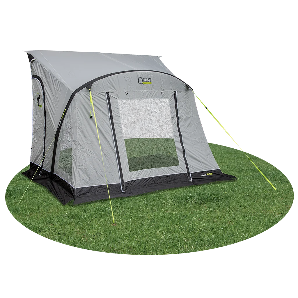 Quest Falcon Pro 325 Air Porch Awning – Mid Grey – view 6