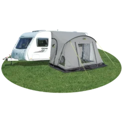 Quest Falcon Pro 325 Poled Porch Awning – Mid Grey