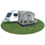 Quest Falcon Pro 390 Poled Porch Awning – Mid Grey