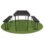 Quest Jet Stream Grassmoor Table & Bench