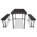 Quest Jet Stream Grassmoor Table & Bench – view 2