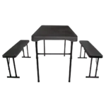 Quest Jet Stream Grassmoor Table & Bench – view 3