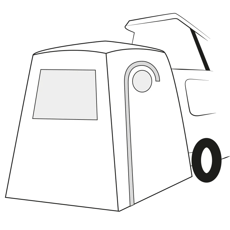 Quest Kite Tailgate VW Campervan Awning (T5,6,6.1) – view 6