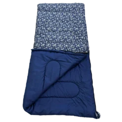 Quest Newfoundland Sleeping Bag & Pillow Case (Navy Paisley 3)