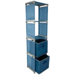 Quest Pack Away Shelf Unit With 2 x Storage Boxes