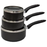 Quest Saucepan Set x 3