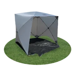 Quest® Screen House 4 Mini Pop Up Gazebo – Grey