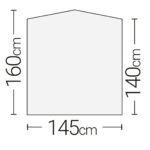 Quest® Screen House 4 Mini Pop Up Gazebo – Grey – view 3