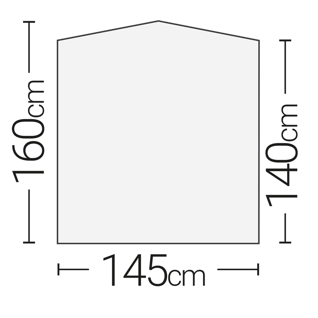 Quest® Screen House 4 Mini Pop Up Gazebo – Grey – view 3