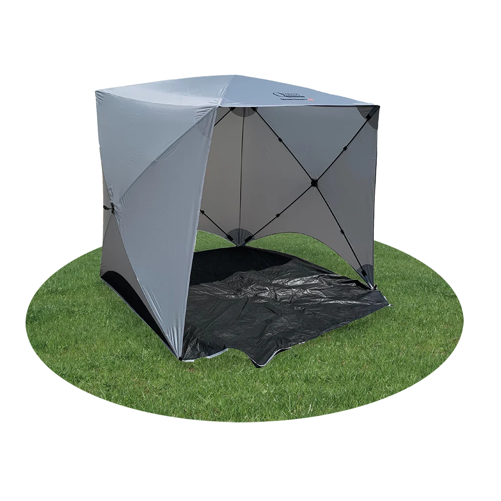 Quest® Screen House 4 Mini Pop Up Gazebo – Grey