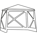 Quest® Screen House 4 Pro Pop Up Gazebo – view 9