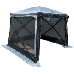 Quest® Screen House 4 Pro Pop Up Gazebo – Grey