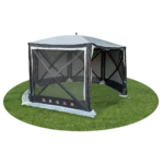 Quest® Screen House 6 Pro Pop Up Gazebo – Grey