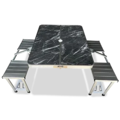Quest Speedfit Gloucester Deluxe Folding Picnic Set (Onyx Edition)
