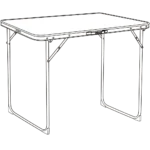 Quest Superlite Shipston Folding Table – view 6