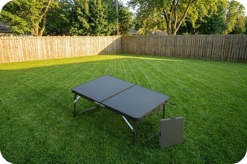 Quest Superlite Witney Folding Table – view 2