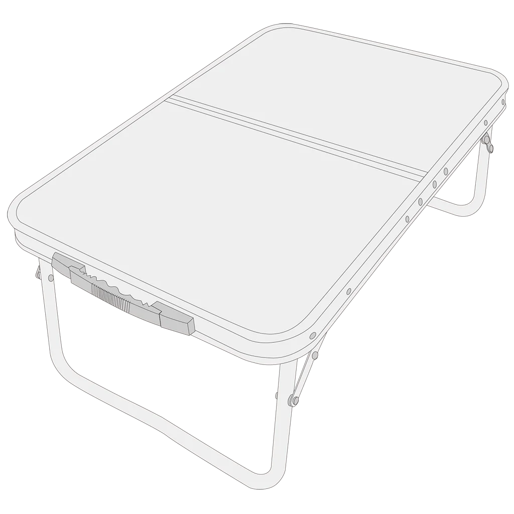 Quest Superlite Witney Folding Table – view 6