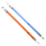 Reich Flexi hose 25cm with ridged nozzle red & blue