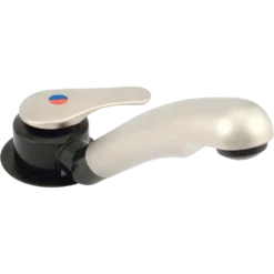 Reich Twist Right Hand Single Lever Mixer Tap – Nickel Finish