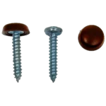Reimo 3.9x22mm Screws with Brown Cap Covers – Pack of 20
