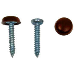 Reimo 3.9x22mm Screws with Brown Cap Covers – Pack of 20