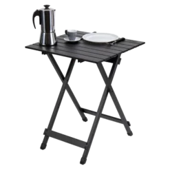 Reimo Black Aluminium Folding Table