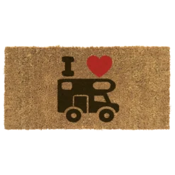 Reimo I Love My Motorhome Coconut Door Mat