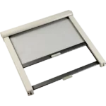 Remiflair Blind 770×655 white with suncreen and flyscreen