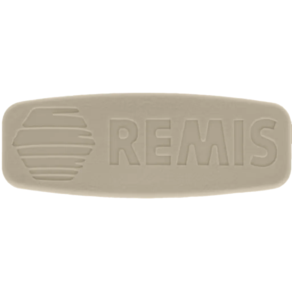 Remis REMIfront Logo Cover Plate – Beige