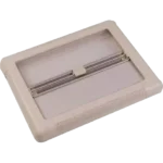 Remismart 900 X 450 Grey Pleat Blind