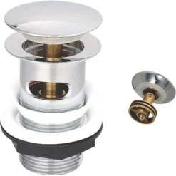 Round Dome Slotted Sprung Basin Waste Easy Clean