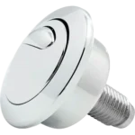 SIAMP Optima 49 Chrome Dual Flush Toilet Cistern Push Button
