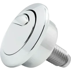 SIAMP Optima 49 Chrome Dual Flush Toilet Cistern Push Button