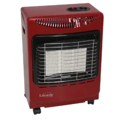 Small Gas Cabinet Heater – Red