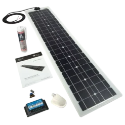 Solar Technology 60W Flexi Solar Panel Roof and Deck Top Kit