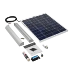 Solar Technology 80W Rigid Solar Panel Roof and Deck Top Kit