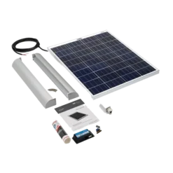 Solar Technology 80W Rigid Solar Panel Roof and Deck Top Kit